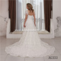 Sleeveless v neck Applique plus size wedding dress bridal gowns